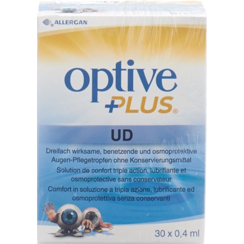 Optive Plus UD eye care drops 30 Monodos 0.4 ml buy online