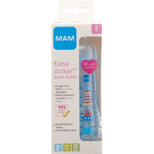 MAM Easy Active Baby Bottle 270ml bottle 2+ months buy online