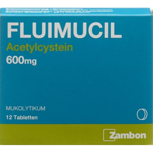 Fluimucil 600 mg (new) 12 tablets buy online