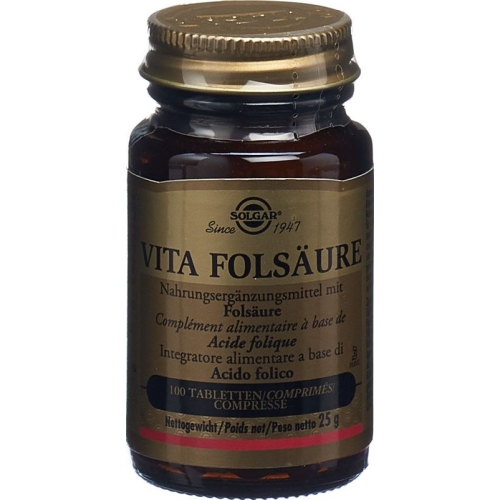 Solgar Vita Folsäure Tabletten 100 Stück buy online