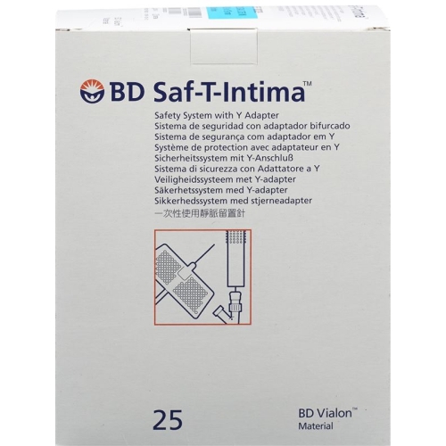 BD Saf-T-Intima 22G 0.9x19mm blue 25 pcs buy online