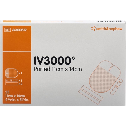 IV3000 cannula fixation 11x14cm with slot 25 pcs buy online