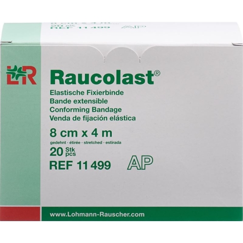 Raucolast elastic bandage 8cmx4m 20 pcs buy online