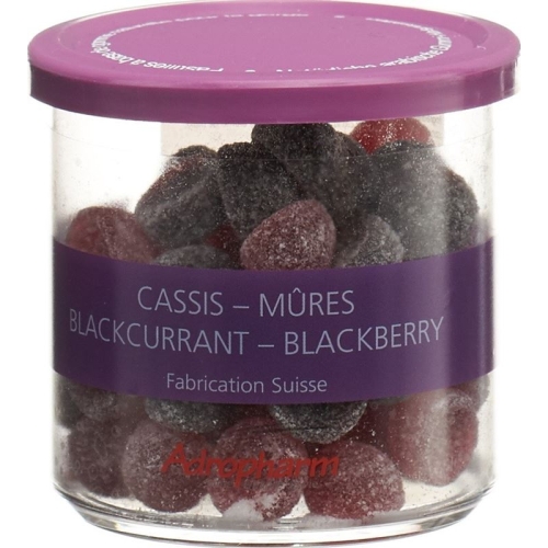 Adropharm cassis and blackberry soothing lozenges 140 g buy online