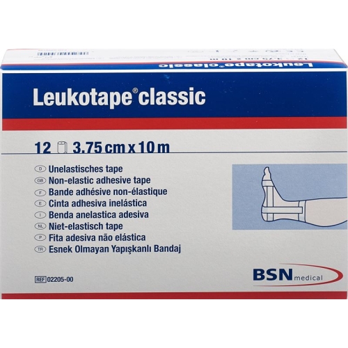 Leukotape classic economy strapping tape 10mx3.75cm white 12 pcs buy online