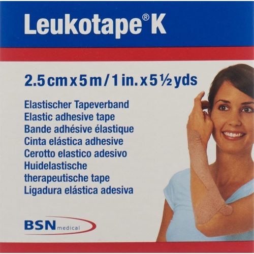 Leukotape K paving binder 5mx2.5cm skin color buy online