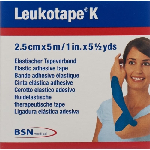 Leukotape K paving binder 5mx2.5cm blue buy online