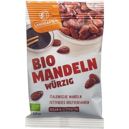 Landgarten Mandeln In Tamari-Sauce Bio Beutel 50g buy online