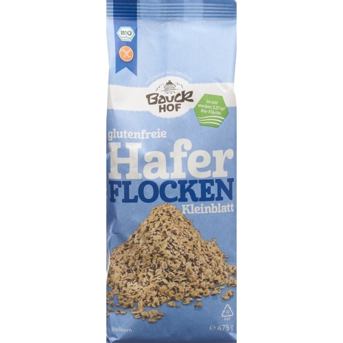 Bauckhof oatmeal Kleinblatt gluten free Btl 475g buy online