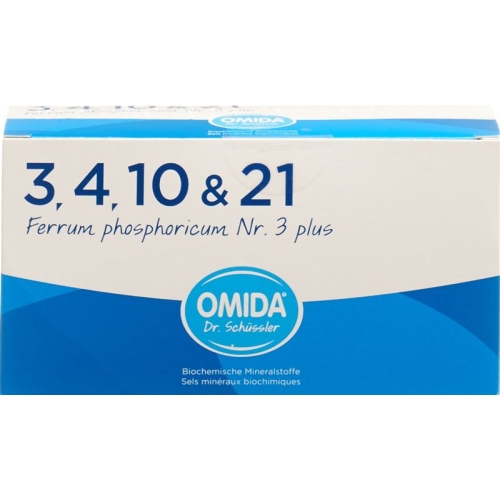 Omida Schüssler Nr3 Iron phosphate plus Plv Btl 12 pcs buy online