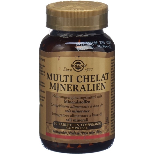 Solgar Multi Chelat Mineralien Tabletten 90 Stück buy online