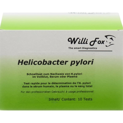 Willi Fox Helicobacter pylori blood test 10 pcs buy online