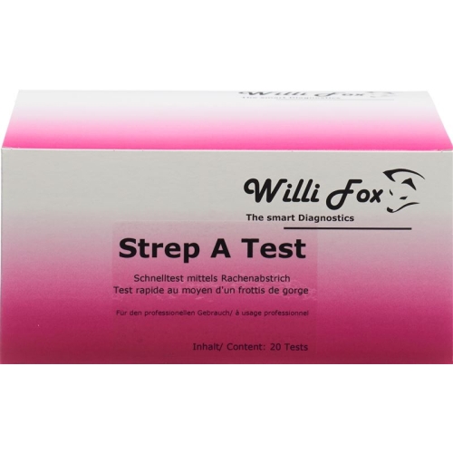 Willi Fox Strep A Test 20 pcs buy online