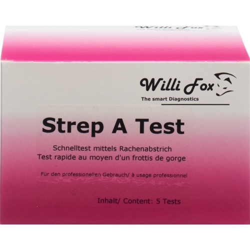 Willi Fox Strep A test 5 pcs buy online