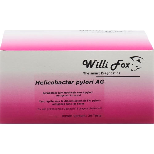 Willi Fox Helicobacter pylori stool test 20 pieces buy online