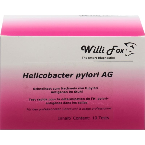 Willi Fox Helicobacter pylori stool test 10 pcs buy online