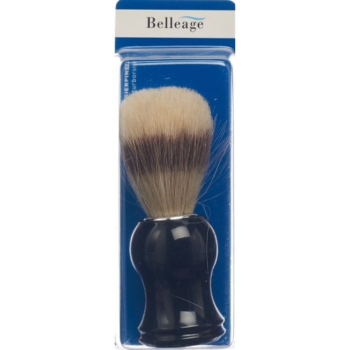 Belleage shaving brush natural bristles plastic handle buy online