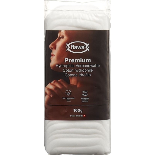 Flawa Premium hydrophilic absorbent cotton 100% cotton 100 g buy online