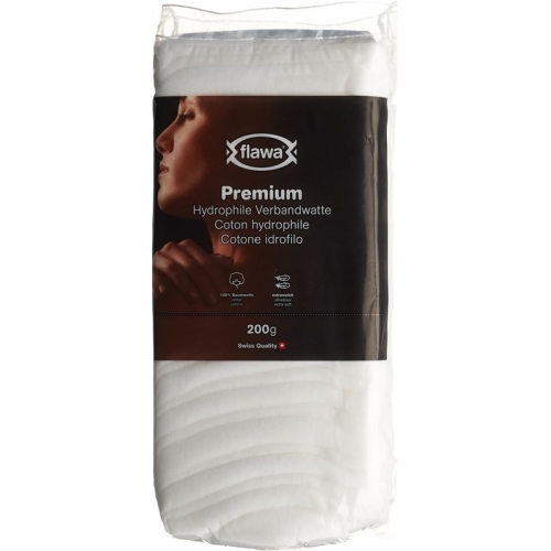 Flawa Premium hydrophilic absorbent cotton 100% cotton 200 g buy online