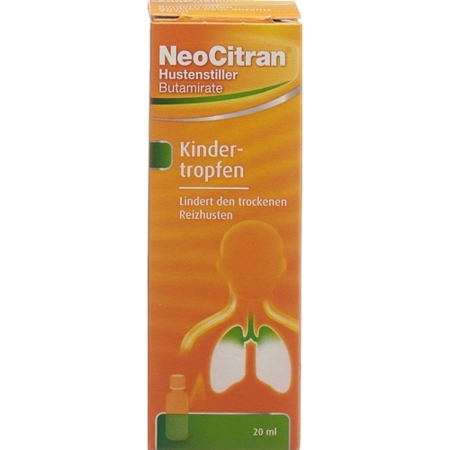 NeoCitran cough suppressant drops 5mg / ml 20ml child Tropffl buy online