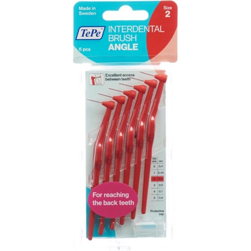 TePe Angle interdental brush 0.5mm red 6 pcs buy online