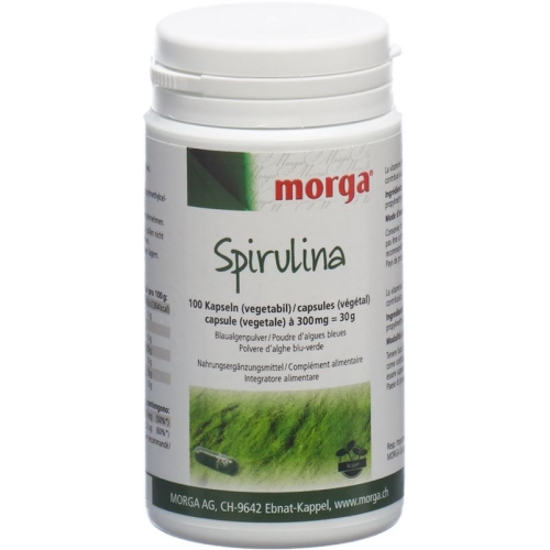 Morga Spirulina Vegicaps 100 pcs buy online