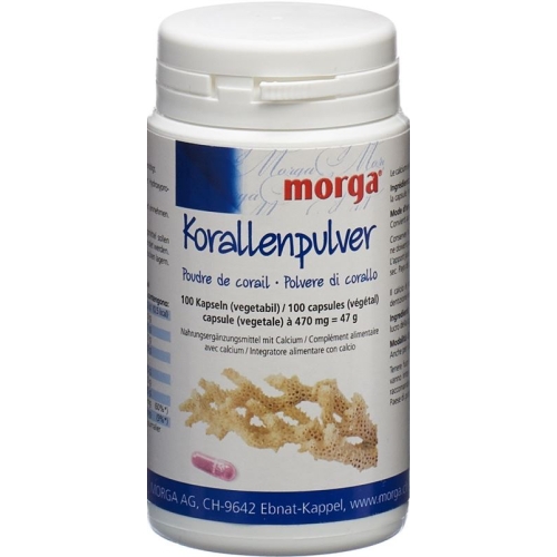 Morga coral powder Vegicaps 100 pcs buy online