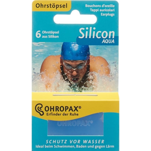 Ohropax silicone Aqua 6 pcs buy online