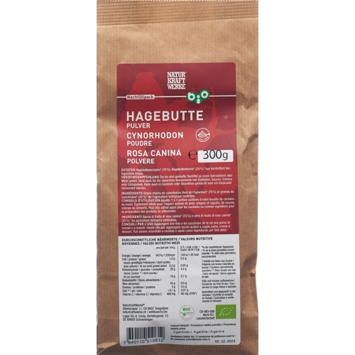 Naturkraftwerke Rose Hip Powder Organic 300 g buy online