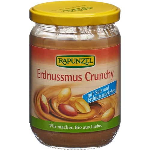 Rapunzel Crunchy Peanut Butter with salt 500g buy online