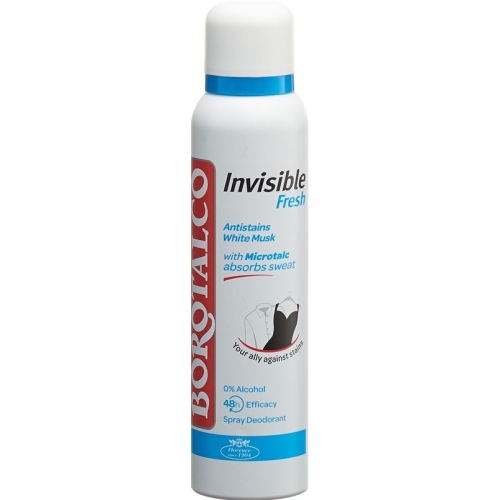 Borotalco Deodorant Invisible Fresh Spray 150ml buy online