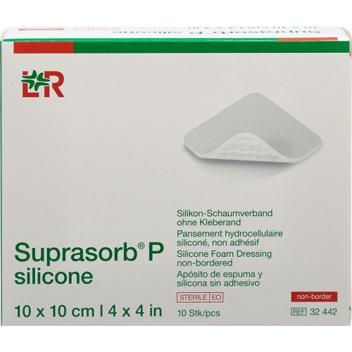 Suprasorb P silicone non-border 10x10cm 10 pcs buy online