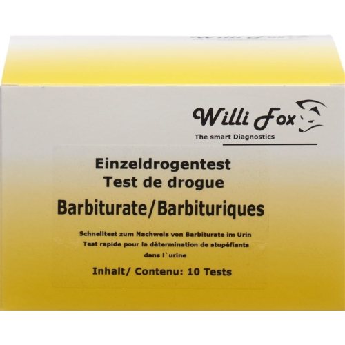 Willi Fox Drug Test Barbiturates individual urine 10 pcs buy online