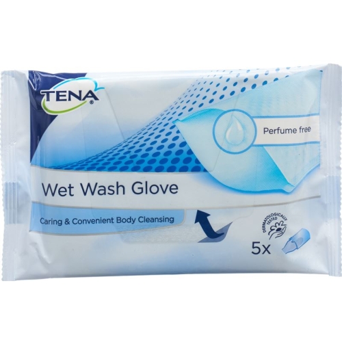 TENA Wet Wash Glove unscented 5 pcs buy online