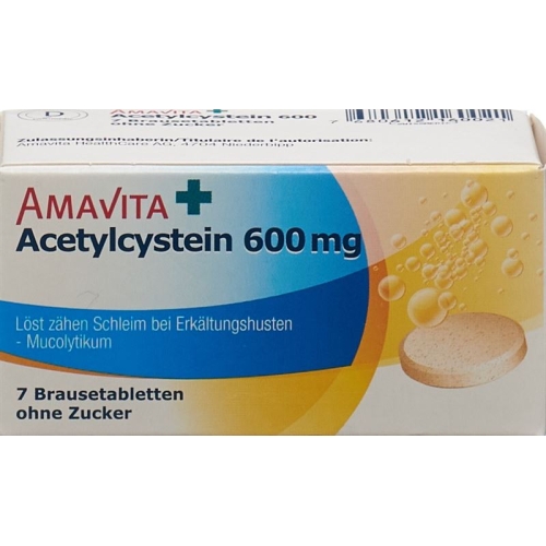 Amavita Acetylcystein Brausetabletten 600mg 7 Stück buy online