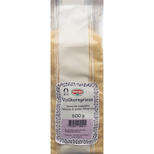 Morga whole wheat semolina bio bud Battalion 500 g buy online