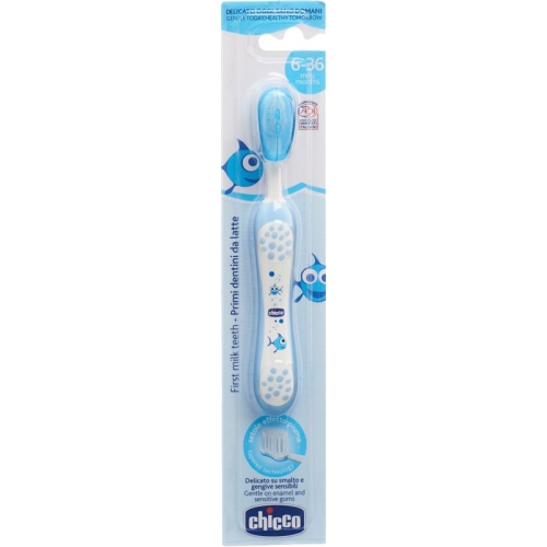 Chicco toothbrush light blue 6m + buy online