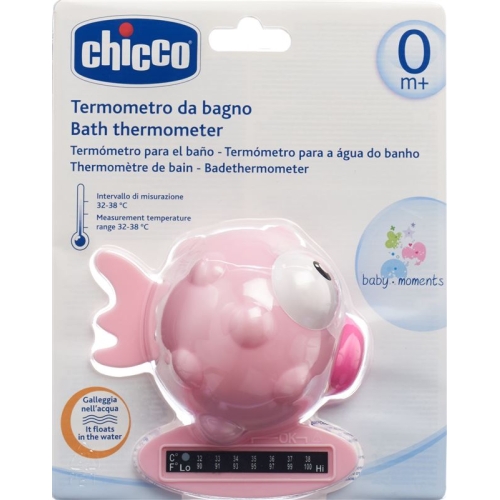 Chicco Bath Thermometer Globe Fish pink 0m + buy online