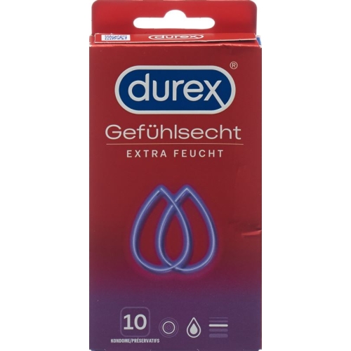 Durex Real Feeling Extra Moist Condoms 10 pieces buy online