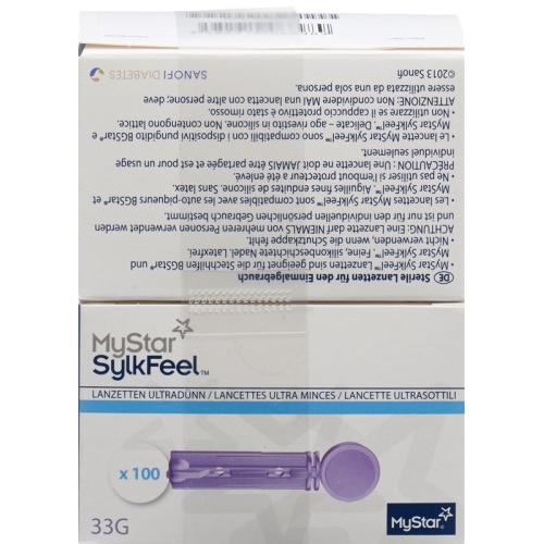 MyStar SylkFeel lancets 33G 2 x 100 pcs buy online