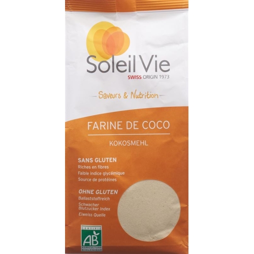 Soleil Vie Organic Coconut Flour without gluten 400g buy online