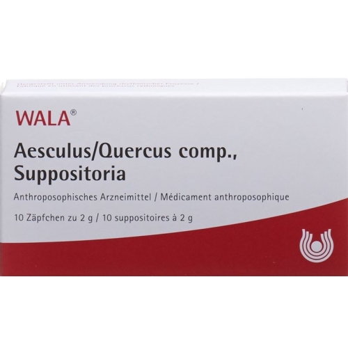 Wala Aesculus/quercus Comp Zäpfchen 10x 2g buy online