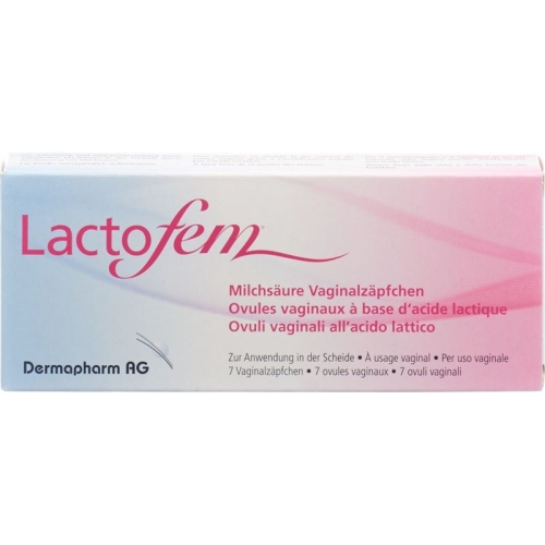 Lactofem lactic acid pessaries 7 pcs buy online