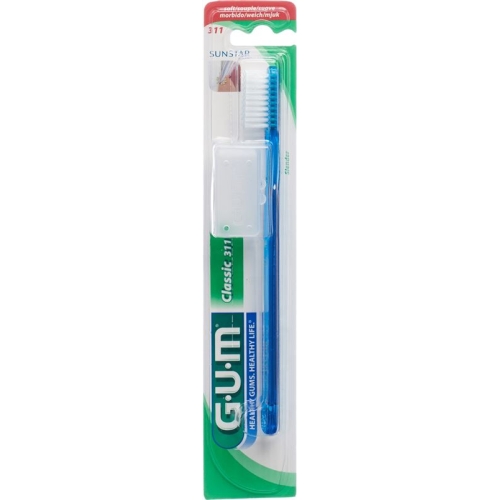 GUM SUNSTAR CLASSIC toothbrush full row soft 3 buy online