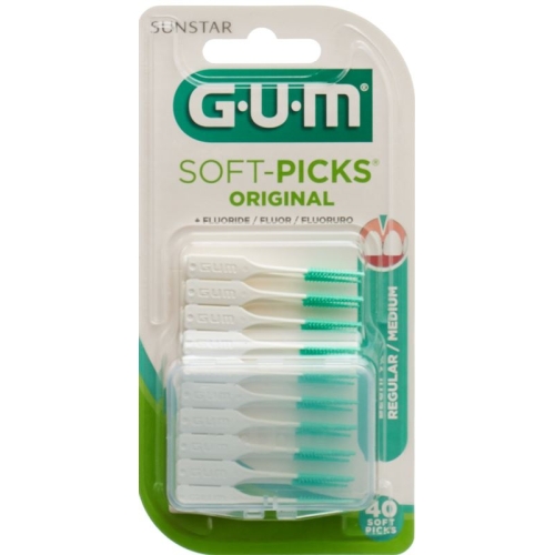 GUM SUNSTAR 632 Soft bristles picks Regular 40 pcs buy online