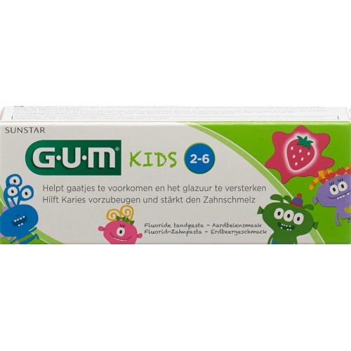 GUM SUNSTAR children toothpaste strawberry 50ml buy online