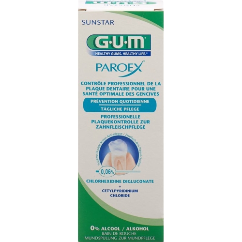 GUM SUNSTAR Paroex mouthwash 0.06% to chlorhexidine 500 ml buy online