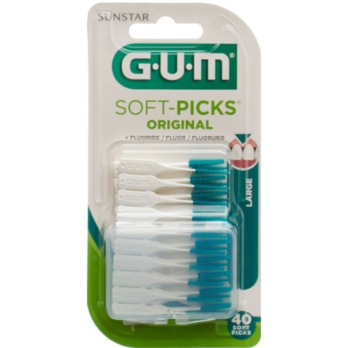 GUM SUNSTAR bristles Softpicks Large 40 pcs buy online