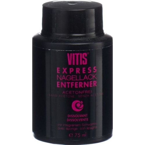 Vitis EXPRESS nail polish remover without acetone with sponge 75 ml buy online