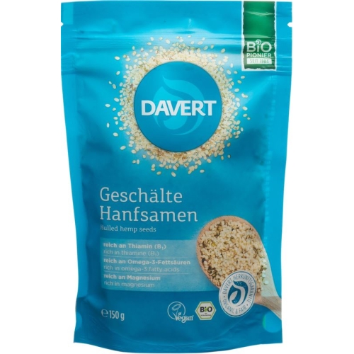 Davert Hanfsamen Geschält Bio Rohkost Box 150g buy online